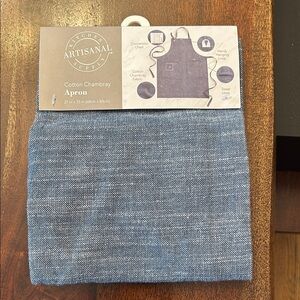 Artisan Chambray Apron in Blue